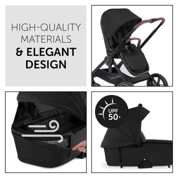 Фото - Коляска универсальная 2 в 1 HAUCK Walk N Care Air Black