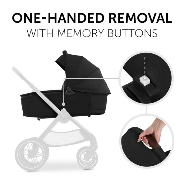 Фото - Коляска универсальная 2 в 1 HAUCK Walk N Care Air Black