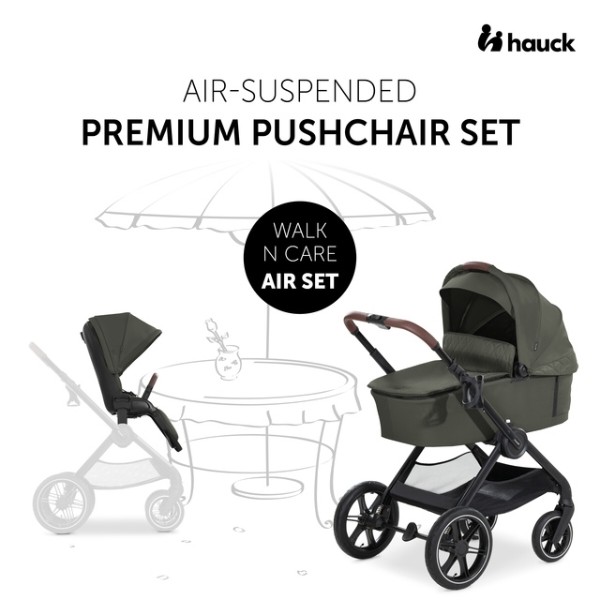 Фото - Коляска универсальная 2 в 1 HAUCK Walk N Care Air Dark Olive