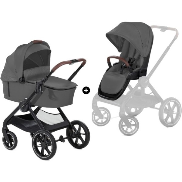 Фото - Коляска универсальная 2 в 1 HAUCK Walk N Care Air Dark Grey