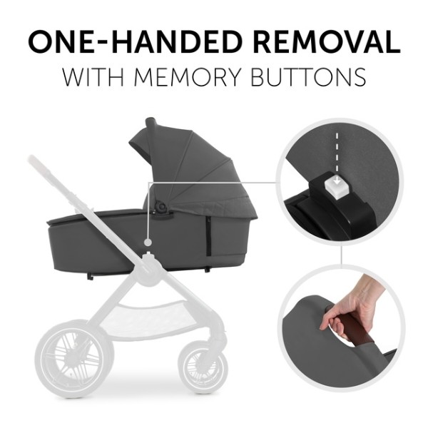 Фото - Коляска универсальная 2 в 1 HAUCK Walk N Care Air Dark Grey