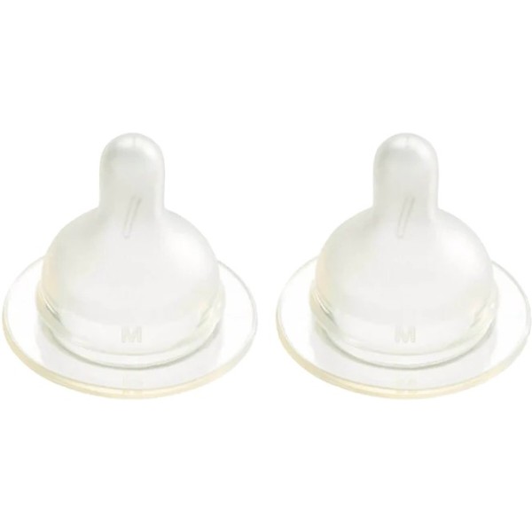 Фото - Середній потік соска дитяча силіконова Difrax S-bottle Wide 2 шт. (676)