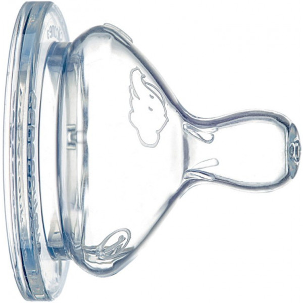 Фото - Великий потік соска дитяча силіконова Bebe Confort Emotion 2 шт. розмір S3