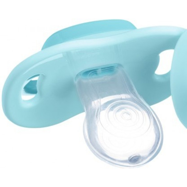 Фото - Симметричная пустышка Bebe Confort 2 шт 0/6 Minimalistic Animals Blue