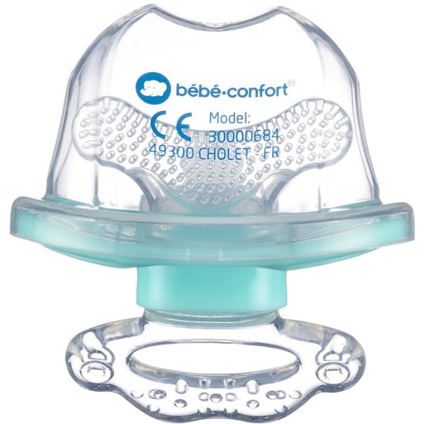 Фото - Ортодонтична пустушка Bebe Confort прорізувач для зубів Mineral Blue Фото - Ортодонтична пустушка Bebe Confort прорізувач для зубів Mineral Blue