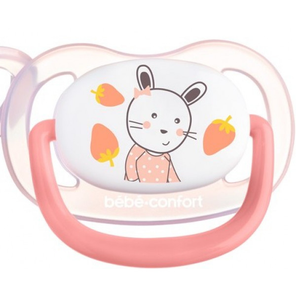 Фото - Ортодонтическая пустышка Bebe Confort Physio Air Dummy Gardener 2 шт. 6/18 Pink/Yellow