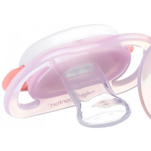 Фото - Ортодонтическая пустышка Bebe Confort Physio Air Dummy Gardener 2 шт. 6/18 Pink/Yellow