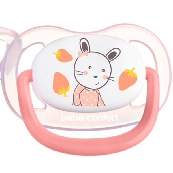 Фото - Ортодонтическая пустышка Bebe Confort Physio Air Dummy Gardener 2 шт. 18/36 Pink/Yellow