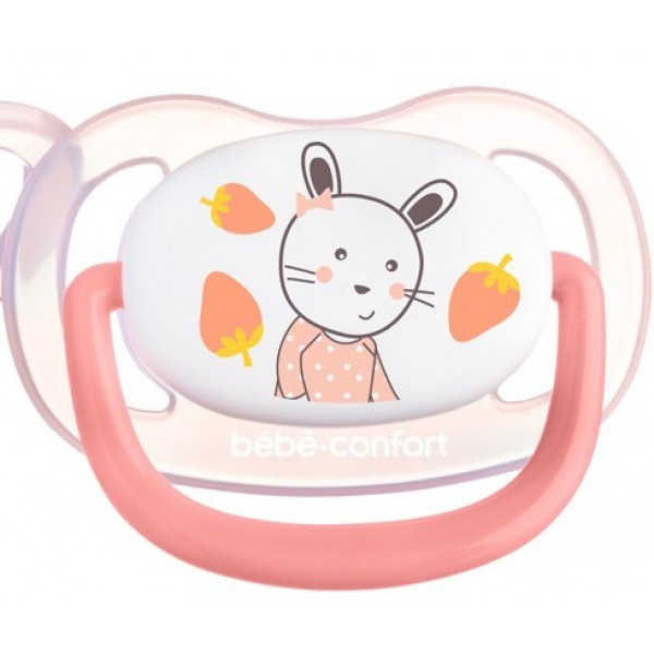 Фото - Ортодонтическая пустышка Bebe Confort Physio Air Dummy Gardener 2 шт. 0/6 Pink/Yellow