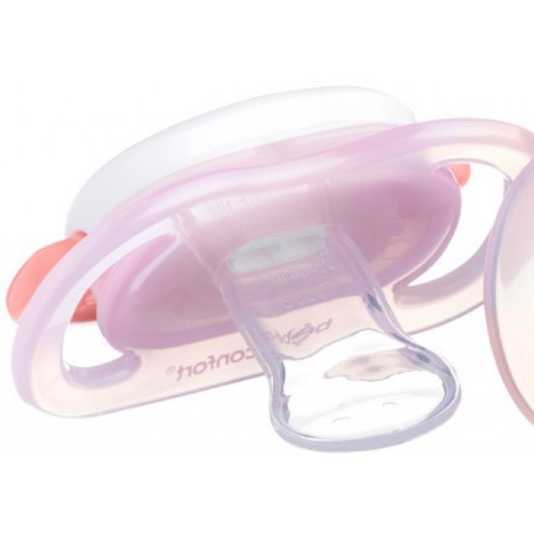 Фото - Ортодонтическая пустышка Bebe Confort Physio Air Dummy Gardener 2 шт. 0/6 Pink/Yellow