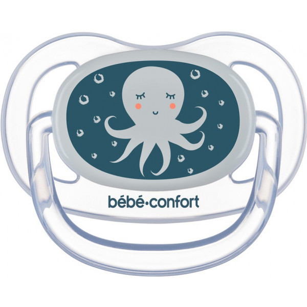 Фото - Ортодонтична пустушка Bebe Confort Physio Air Dummy Gardener 2 шт. 0/6 Blue Octopus