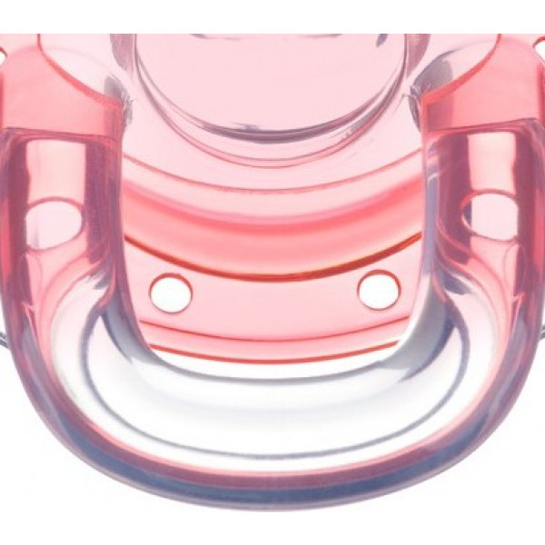 Фото - Ортодонтическая пустышка Bebe Confort Natural Physio 18/36 Red/ Transparent
