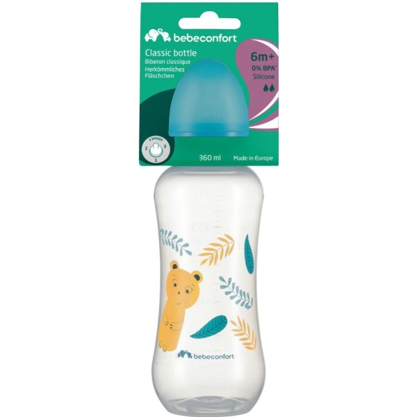 Фото - Бутылочка для кормления Bebe Confort PP 360ml S.2 с силиконовой пустышкой Little Buddies