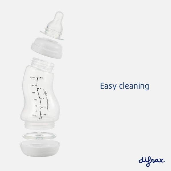 Фото - Пляшка для годування Difrax 250 мл S-bottle Wide Popcorn