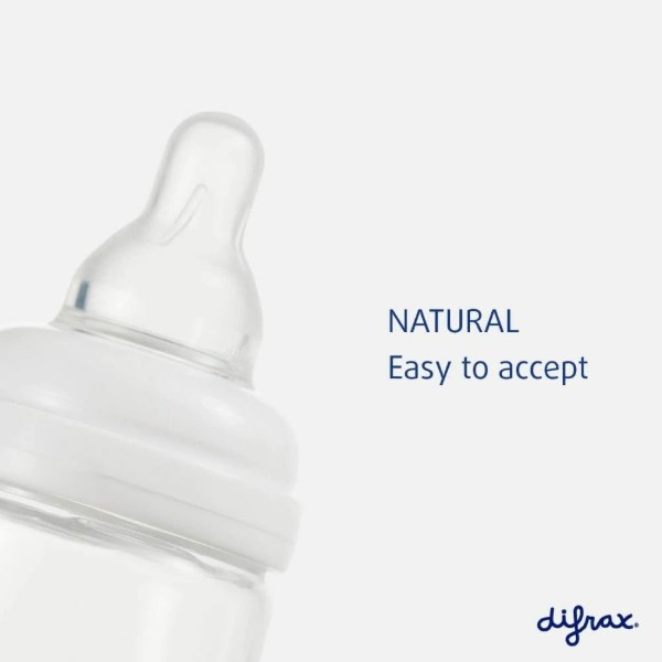 Фото - Пляшка для годування Difrax 250 мл S-bottle Wide Blue
