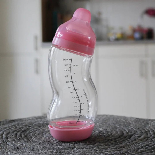 Фото - Пляшка для годування Difrax 310 мл S-bottle Wide Pink