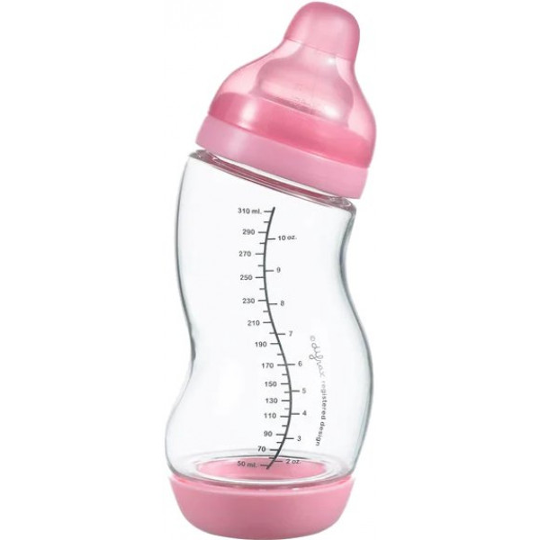 Фото - Пляшка для годування Difrax 310 мл S-bottle Wide Pink