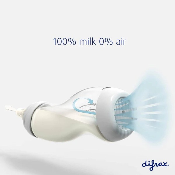 Фото - Пляшка для годування Difrax 310 мл S-bottle Wide Brick