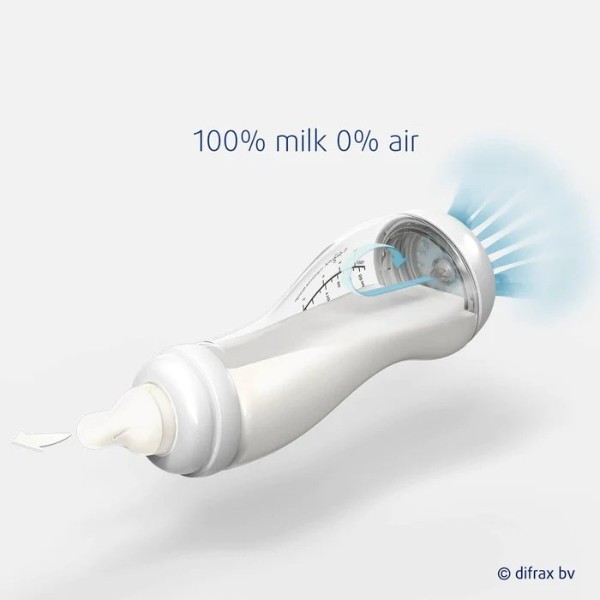 Фото - Пляшка для годування Difrax 250 мл S-bottle Natural Popcorn