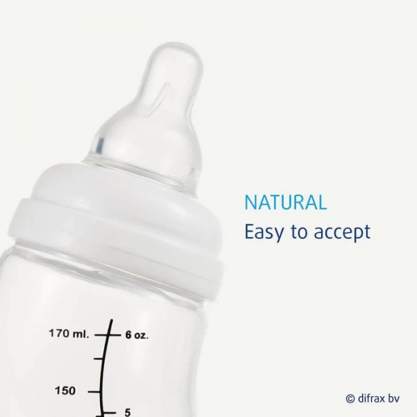 Фото - Пляшка для годування Difrax 250 мл S-bottle Natural Blossom