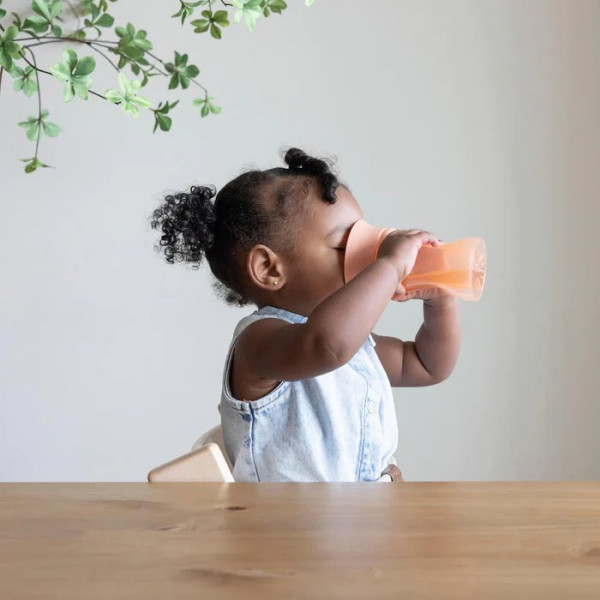 Фото - Чашка-непроливайка дитяча Difrax 1012 Peach