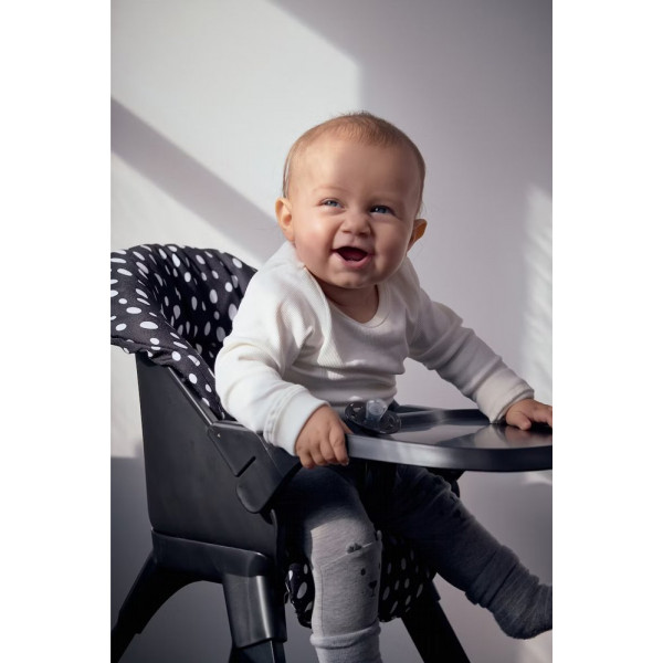 Фото - Стільчик для годування класичний Twistshake Black (78939)