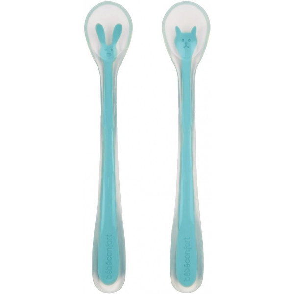 Фото - Ложка дитяча Bebe Confort силіконові 2 шт.