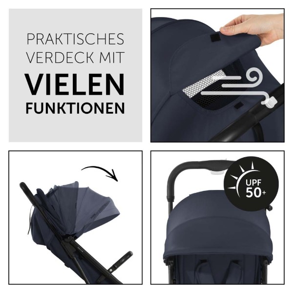 Фото - Коляска прогулочная HAUCK Travel N Care Dark Navy Blue