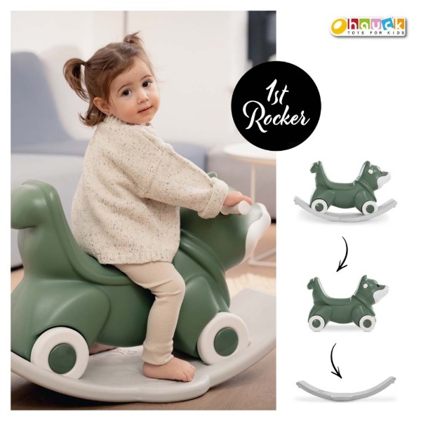 Фото - Каталка HAUCK 1st Rocker 3 в 1 Fox Green
