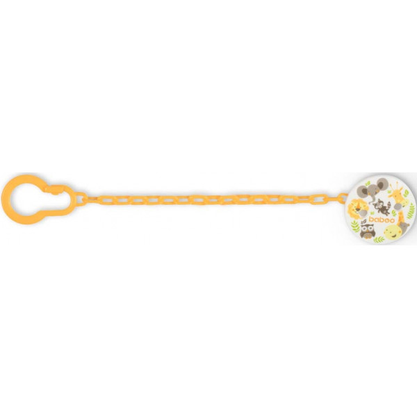 Фото - Держатель пустышек Baboo Safari 0+ мtс Orange (7-307)