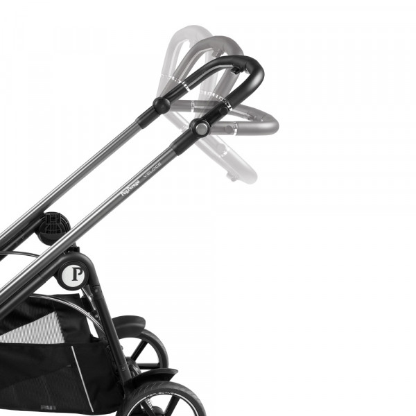 Фото - Коляска універсальна 2 в 1 Peg-Perego Veloce Black Shine (PACK-VEL2100000005)