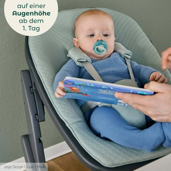 Фото - Стільчик для годування трансформер Moji YIPPY All-in-One Sets White Cloud (12004852213)