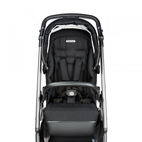Фото - Коляска універсальна 2 в 1 Peg-Perego Veloce Black Shine (PACK-VEL2100000005)