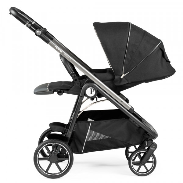 Фото - Коляска універсальна 2 в 1 Peg-Perego Veloce Black Shine (PACK-VEL2100000005)