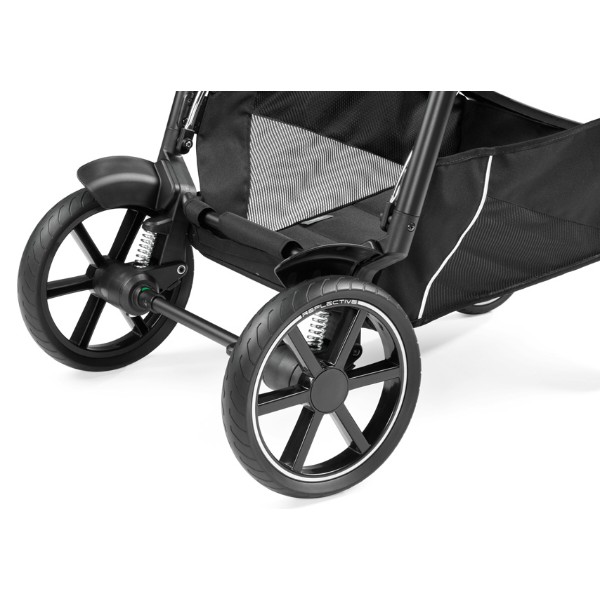 Фото - Коляска универсальная 3 в 1 Peg-Perego Veloce Black Shine Lounge (PACK-VEL31LG000005)