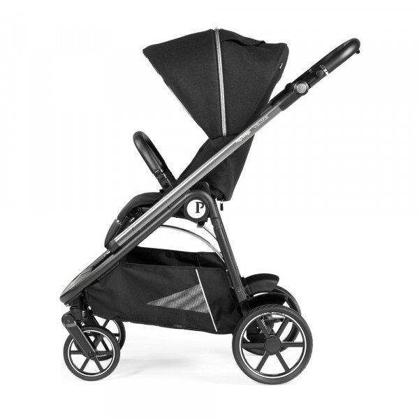 Фото - Коляска універсальна 2 в 1 Peg-Perego Veloce Black Shine (PACK-VEL2100000005)