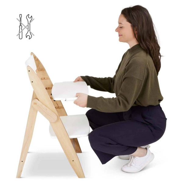 Фото - Стільчик для годування трансформер Moji YIPPY All-in-One Sets White Cloud (12004852213)