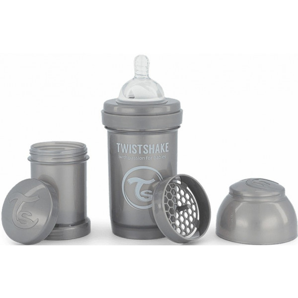 Фото - Пляшка для годування Twistshake Pearl Grey 180 мл (78378)