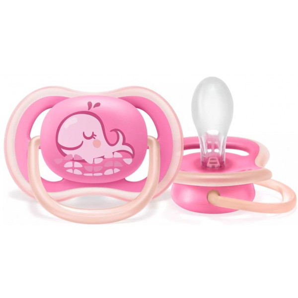 Фото - Ортодонтическая пустышка Philips Avent Ultra-Air, 6-18 мес, 2 шт. (SCF085/04)
