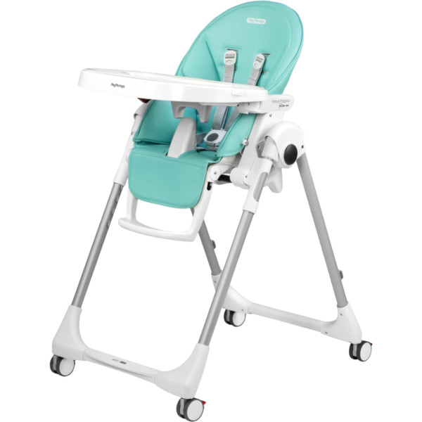 Фото - Стільчик для годування трансформер Peg-Perego Prima Pappa Follow Me Tahiti (бірюзовий) (IH01000000BL91)