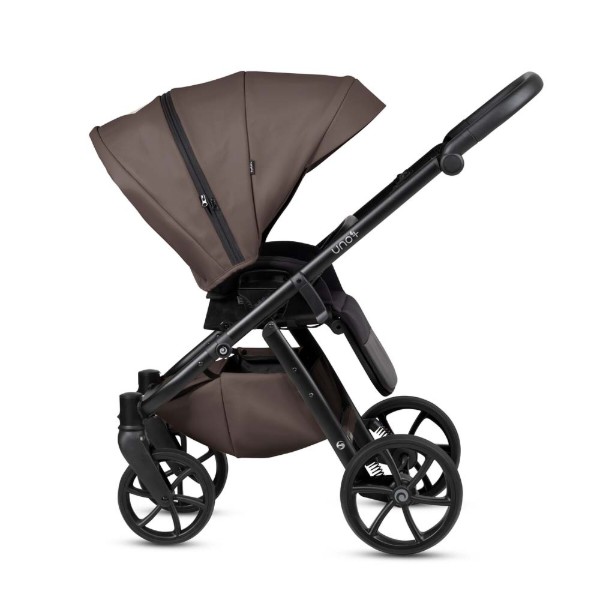 Фото - Коляска універсальна 2 в 1 Tutis Uno6 plus Leather Cioccolata