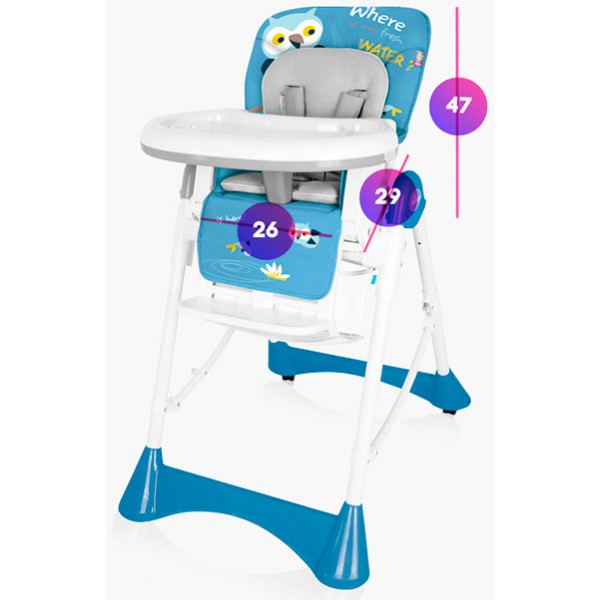 Фото - Стільчик для годування трансформер Baby Design Pepe New 08 Pink