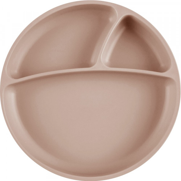 Фото - Тарелка для малыша MinikOiOi Portions - Bubble Beige (101050008)