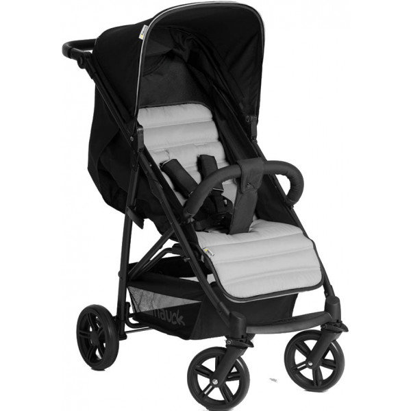 Фото - Коляска прогулянкова HAUCK Rapid 4 Caviar/Silver Фото - Коляска прогулянкова HAUCK Rapid 4 Caviar/Silver