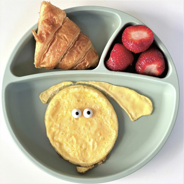 Фото - Тарілка для малюка MinikOiOi Portions - Pinky Pink (101050002)