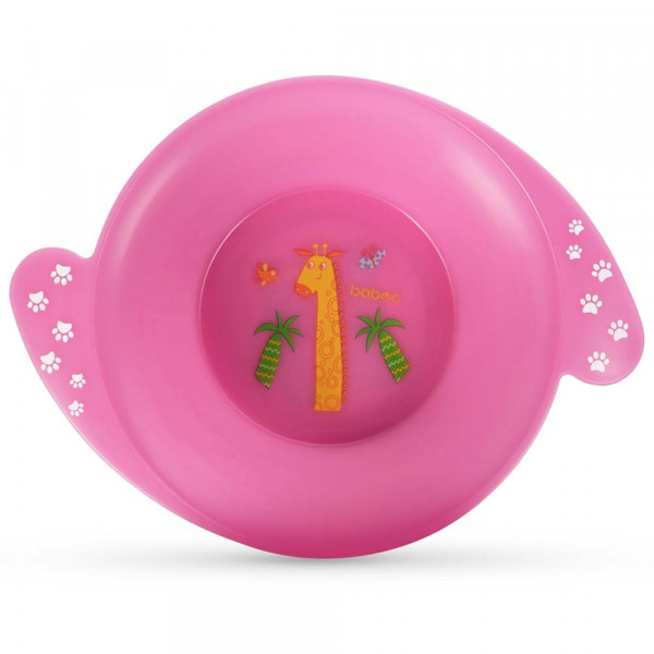 Фото - Тарілка для малюка Baboo Safari Pink (9-030)