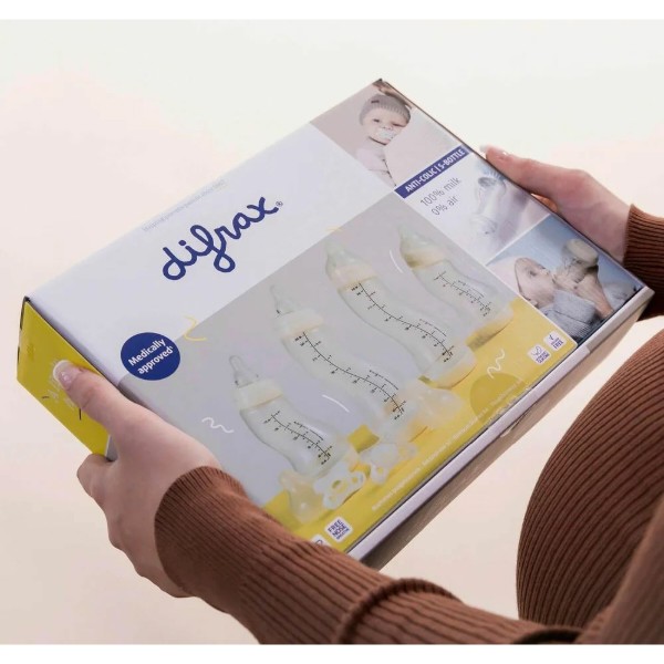 Фото - Бутылочка для кормления Difrax 4 шт. антиколочные бутылочки, 2 шт. пустышки (603)