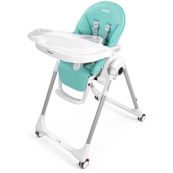 Фото - Стільчик для годування трансформер Peg-Perego Prima Pappa Follow Me Tahiti (бірюзовий) (IH01000000BL91)