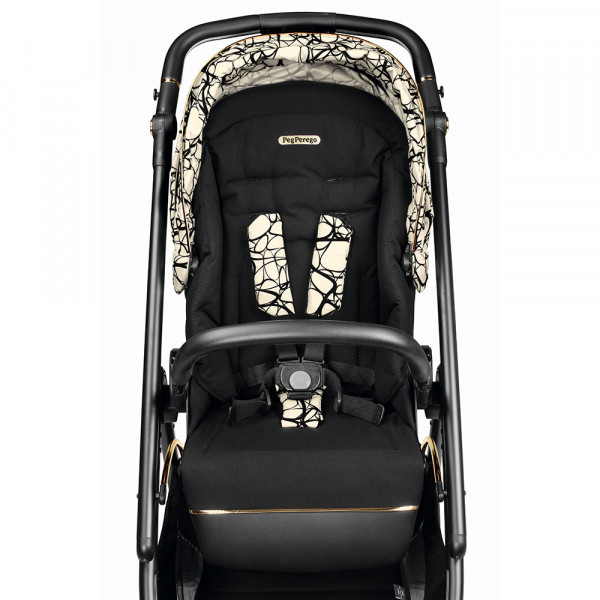 Фото - Коляска универсальная 3 в 1 Peg-Perego Veloce Grafic Gold Lounge (PACK-VEL31LG000002)