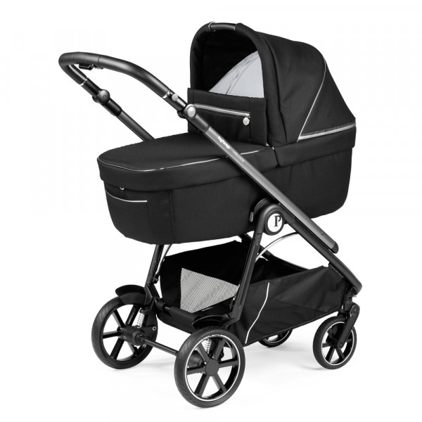 Фото - Коляска універсальна 2 в 1 Peg-Perego Veloce Black Shine (PACK-VEL2100000005)